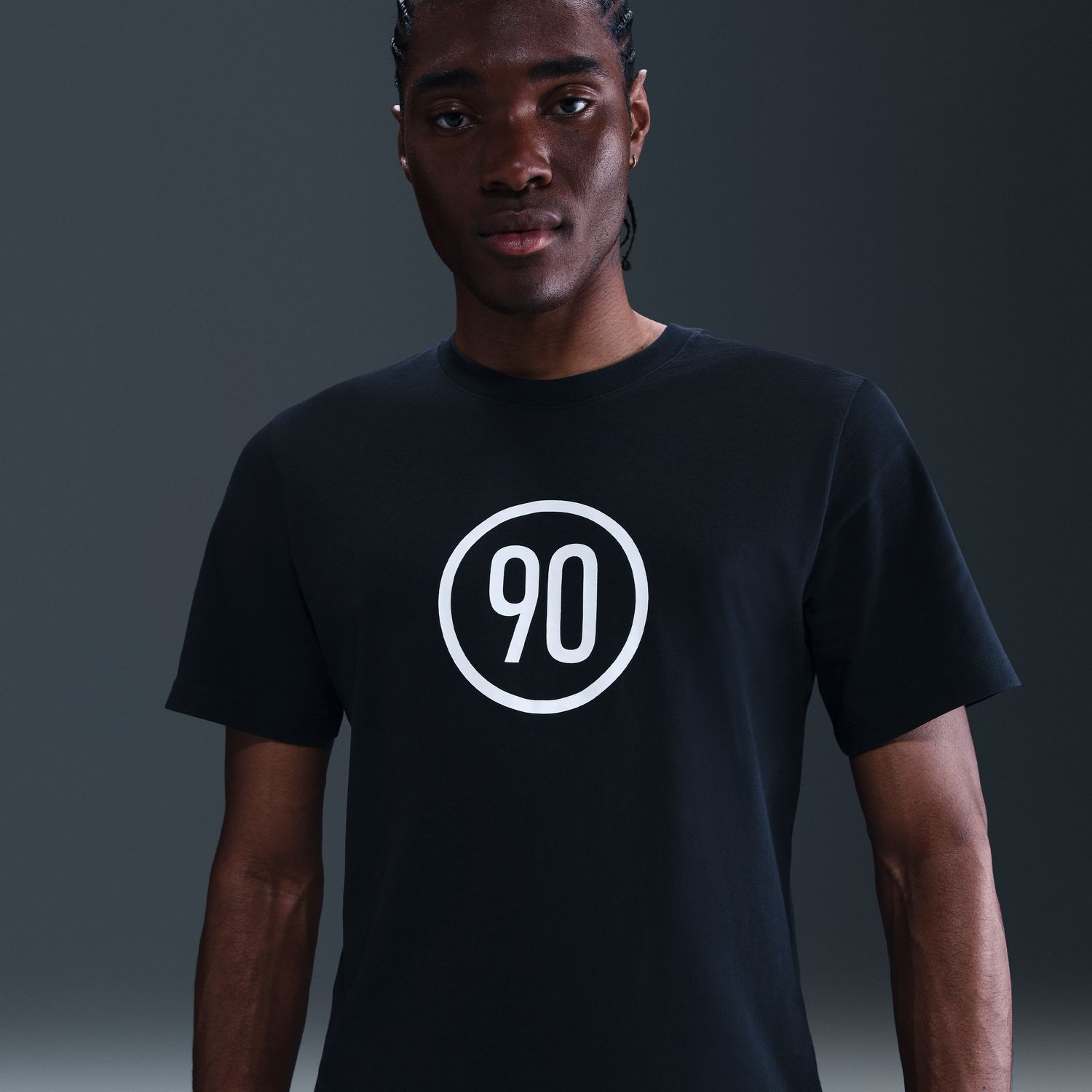 T-shirt de Homem Tee Total 90 Preto-8