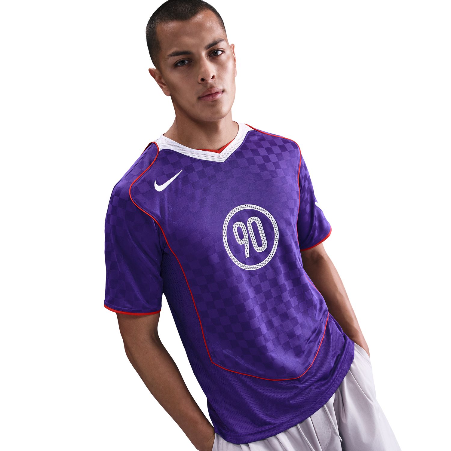 T-shirt de Homem Total 90 Roxo-3