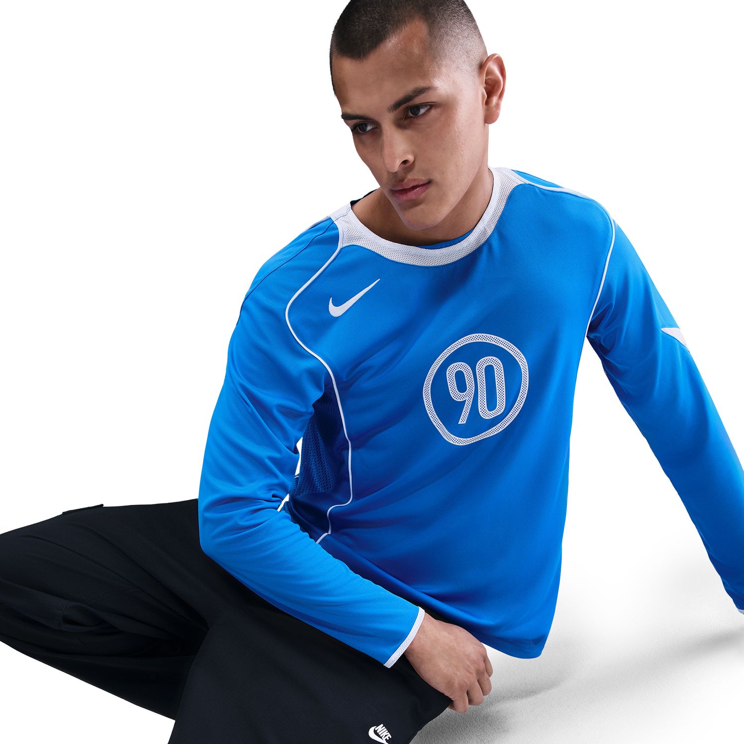 T-shirt de Homem Total 90 Azul-5