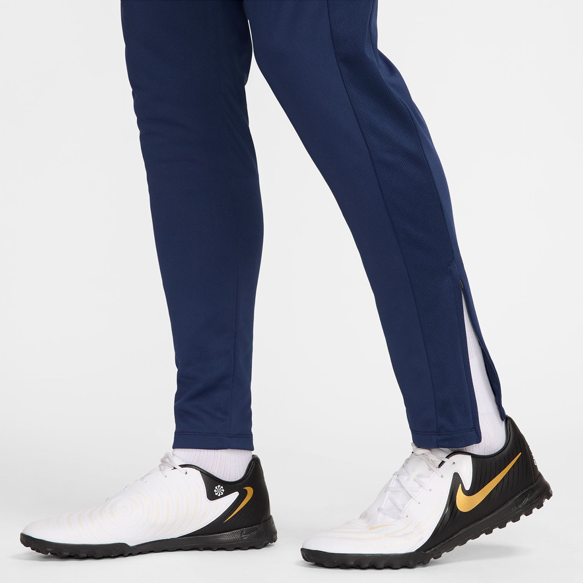 Calças de Futebol de Homem Dri-FIT Academy Azul-3