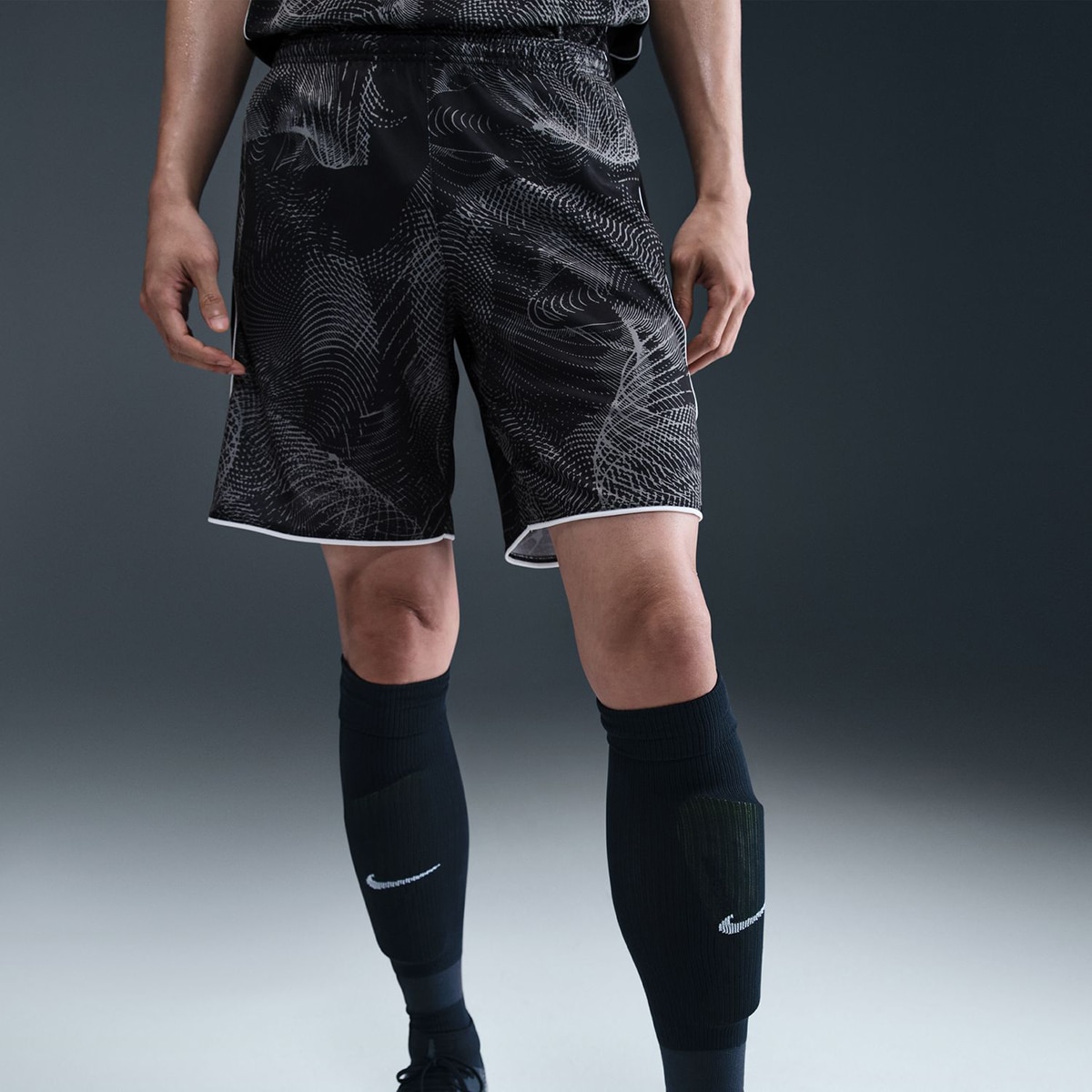 Calções de Homem Dri-FIT Academy+ Short Aop Cinzento-4