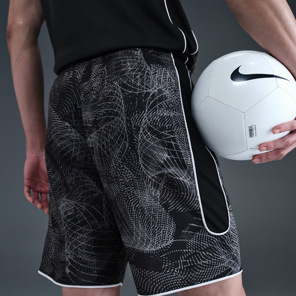 Calções de Homem Dri-FIT Academy+ Short Aop Cinzento-5