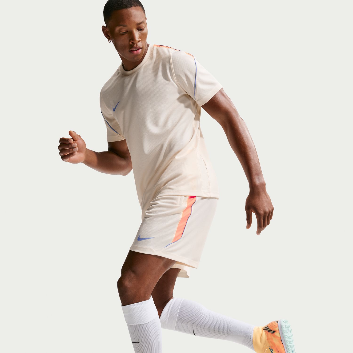 Calções de homem Dri-FIT Strike Nike Branco-3