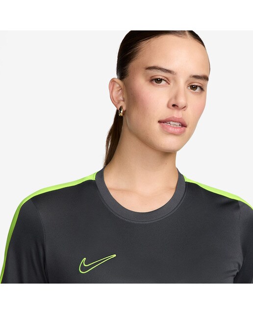 T-shirt de mulher Dri-FIT Academy Nike Cinzento-3