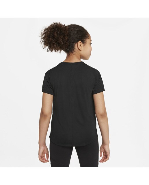 T-shirt de Criança Dri-FIT One Preto-6