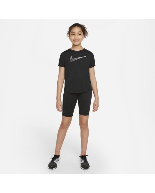 T-shirt de Criança Dri-FIT One Preto-7
