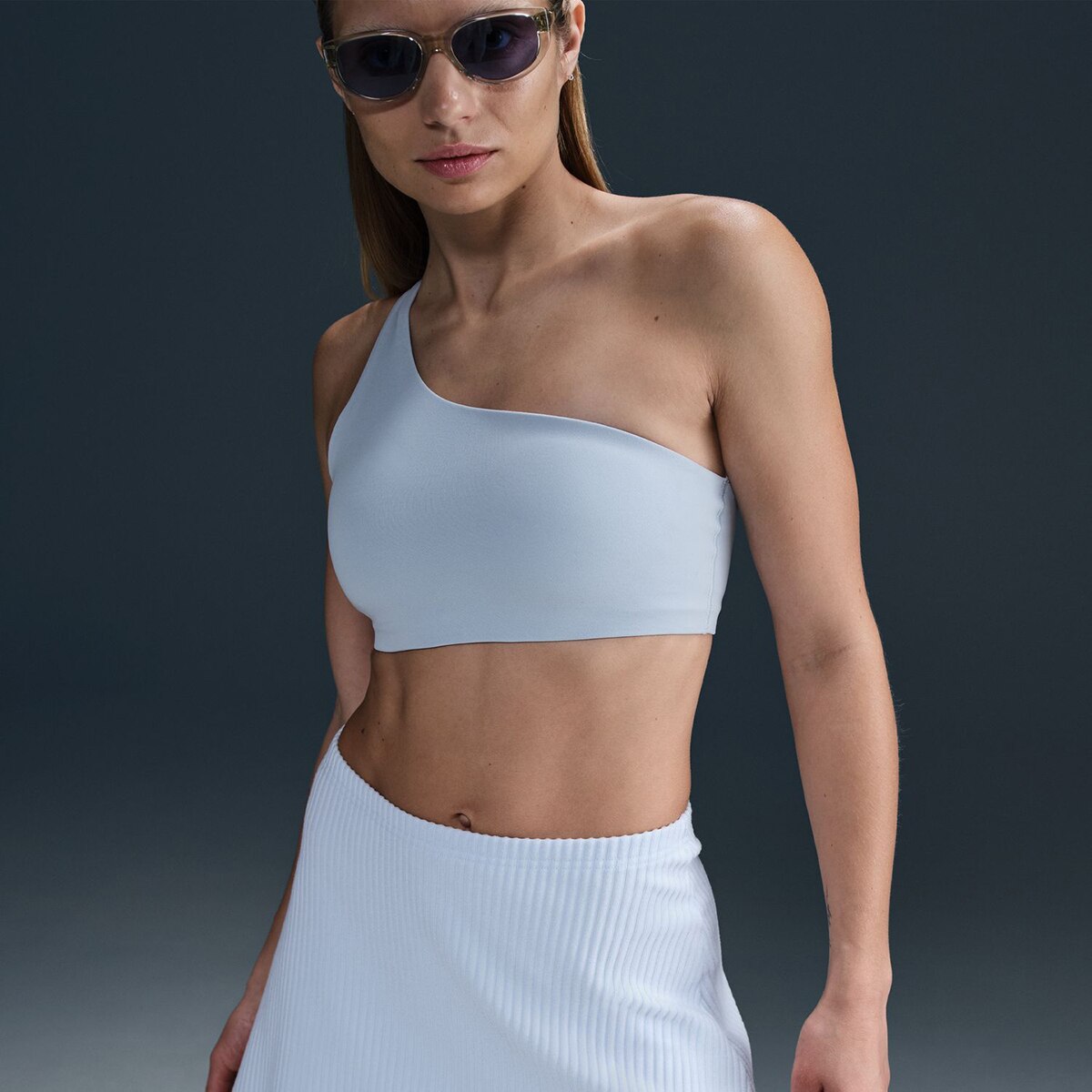 Saia de Mulher Sportswear Chill Rib Azul-3