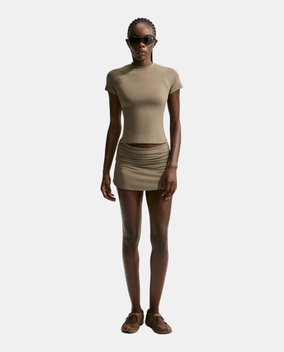 Imagen 0 de Falda pantalón de mujer Airy NikeSKIMS Marrón