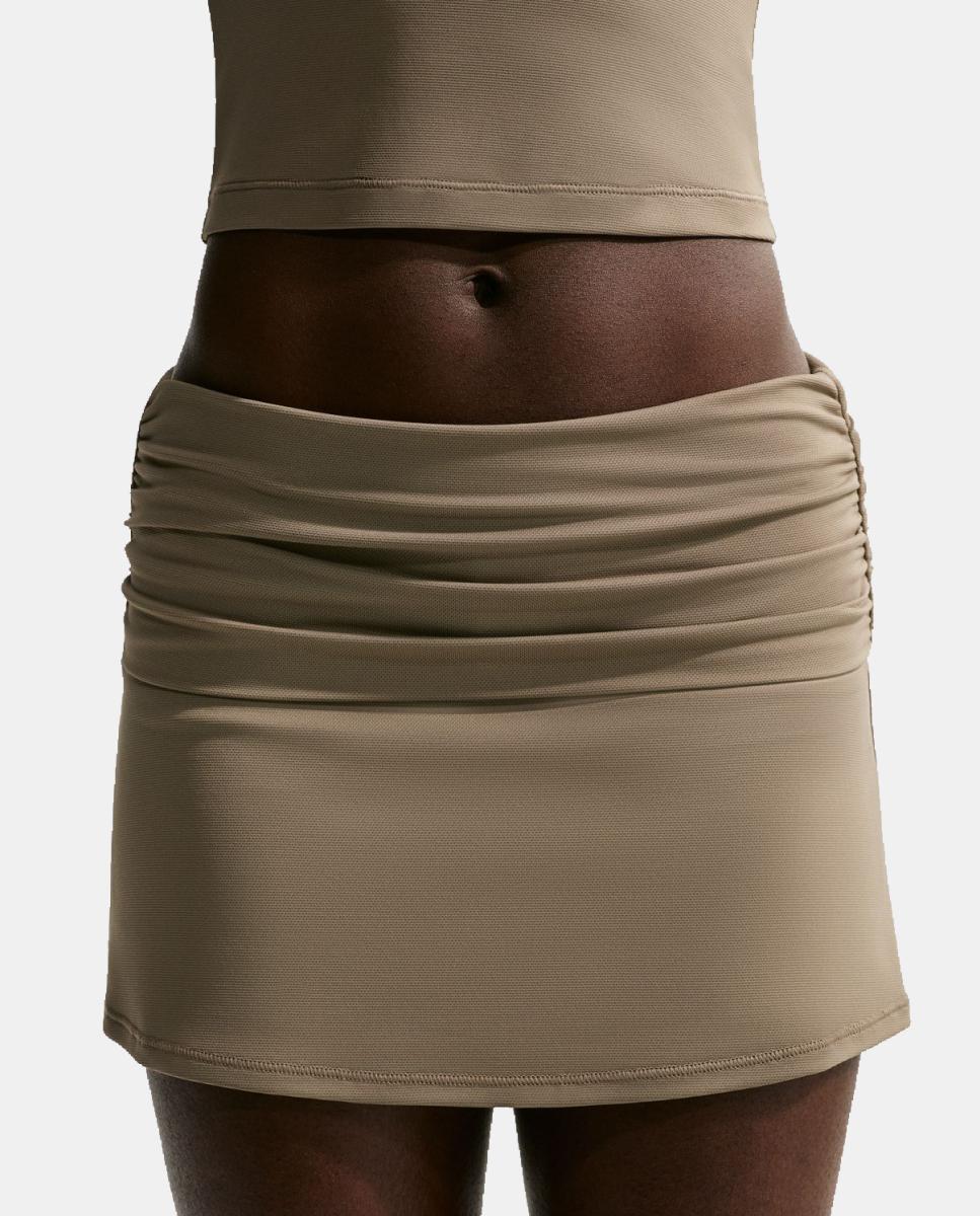 Falda pantalón de mujer Airy NikeSKIMS - Marrón Marrón-3