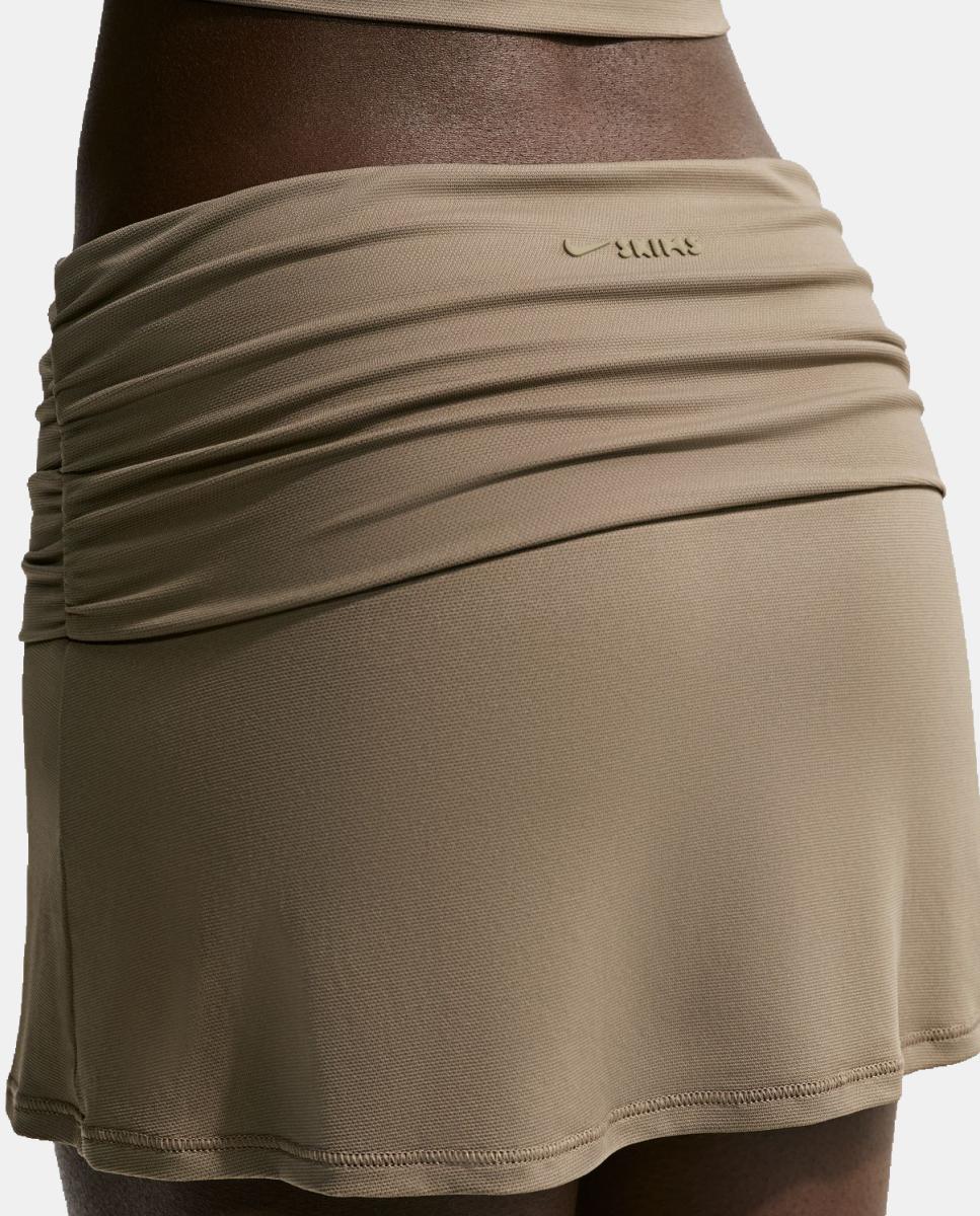 Falda pantalón de mujer Airy NikeSKIMS - Marrón Marrón-4