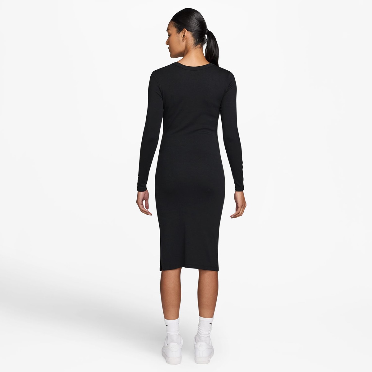 Vestido de Mulher Sportswear Chill Knit Preto-2