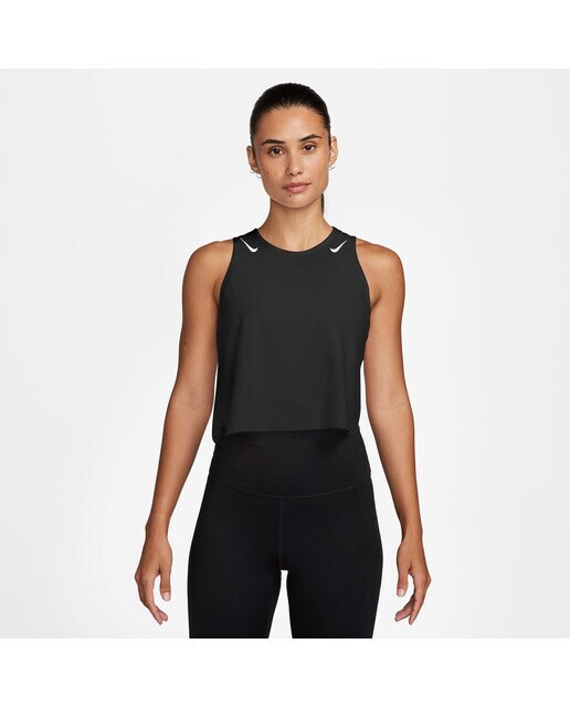 Camiseta de running de mujer Nike AeroSwift Women`s Dri-FIT ADV Cropped Running Tank Top Nike