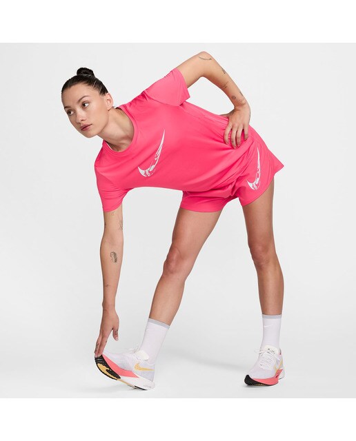 T-shirt de Mulher One Swoosh Rosa-5