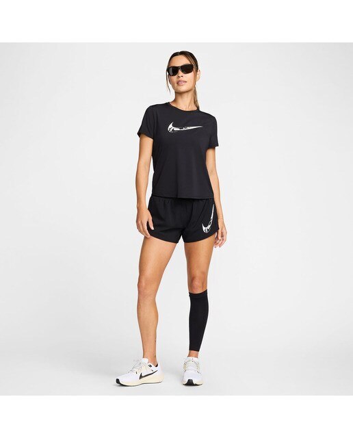 T-shirt de Mulher One Swoosh Preto-4