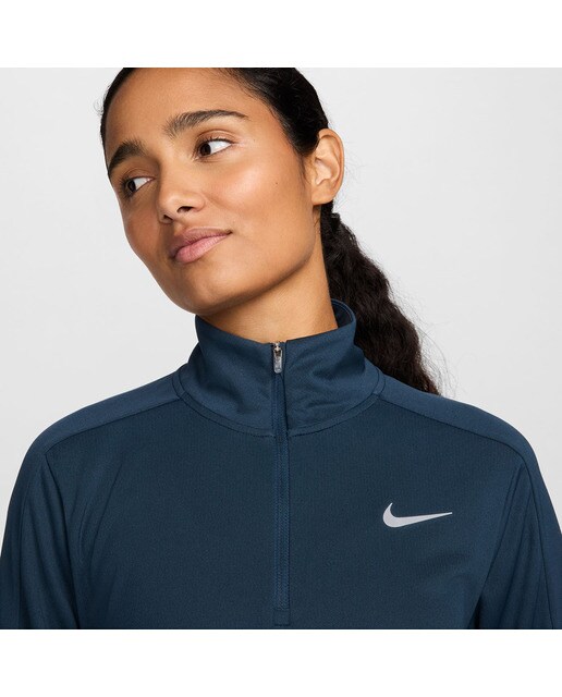 Sweatshirt de mulher Dri-FIT Pacer Nike Azul-escuro-3