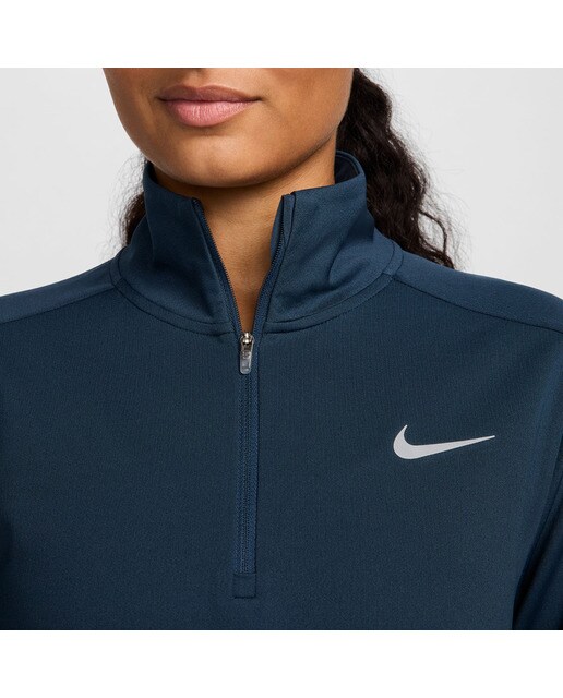 Sweatshirt de mulher Dri-FIT Pacer Nike Azul-escuro-4