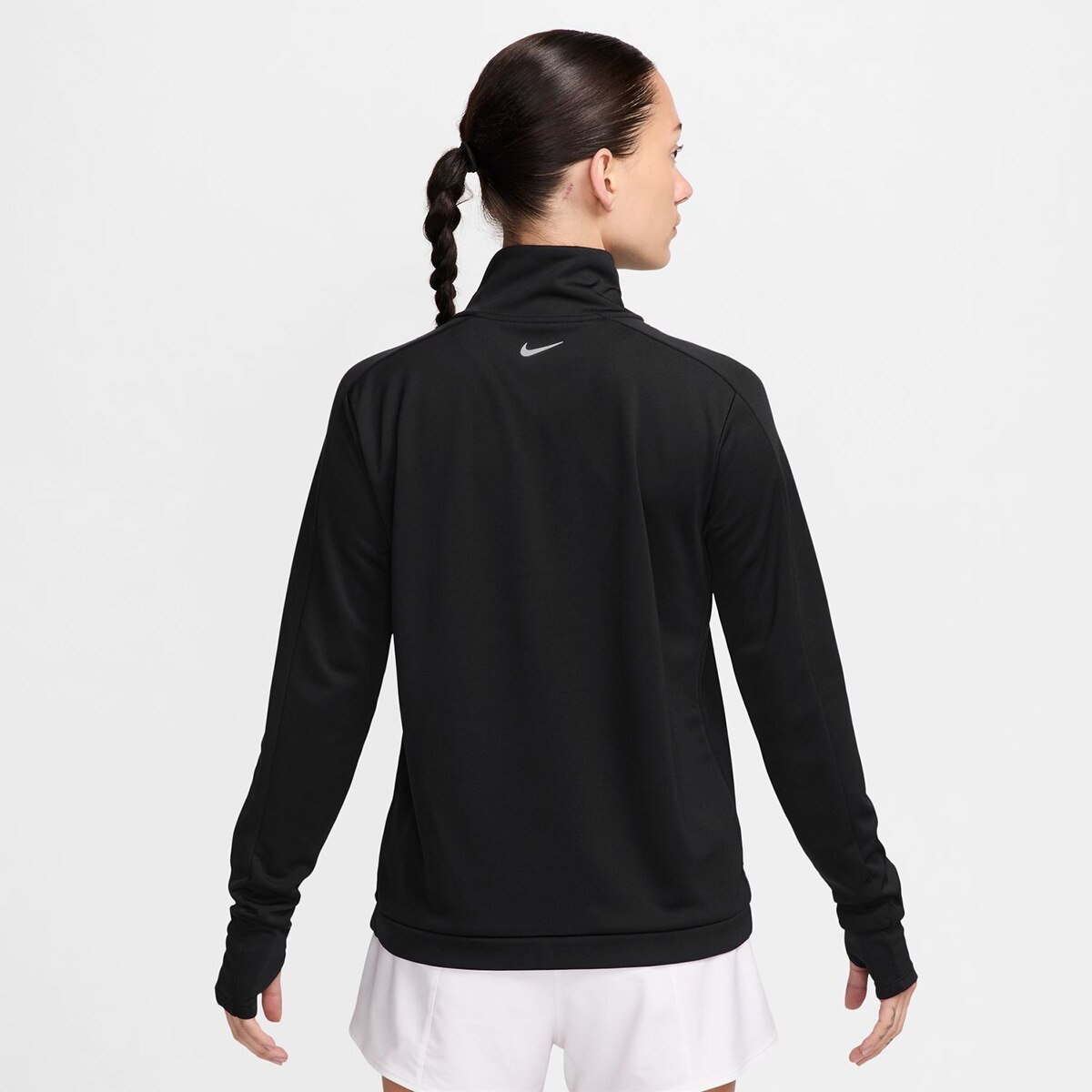 T-shirt de mulher Swoosh Nike Preto-2