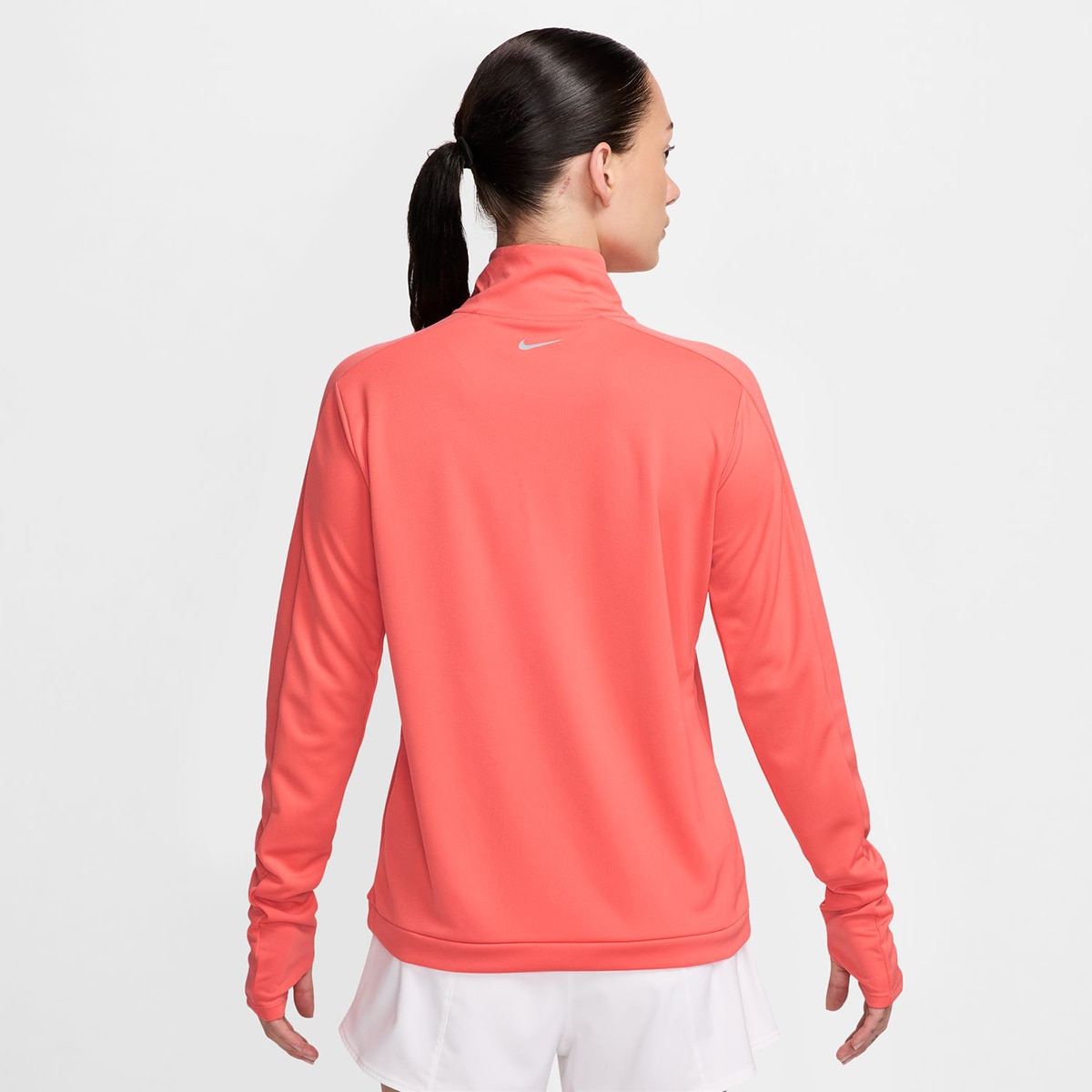 T-shirt de mulher Swoosh Nike Coral-2