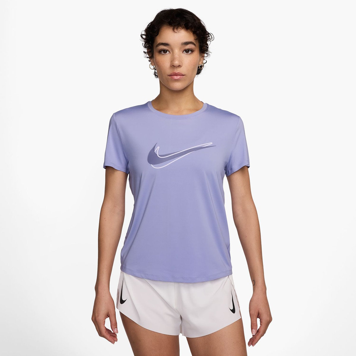 T-shirt de Mulher One Swoosh Lilás-1