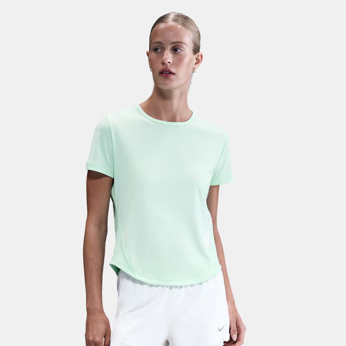 T-shirt de Mulher Tempo Swoosh Verde-1