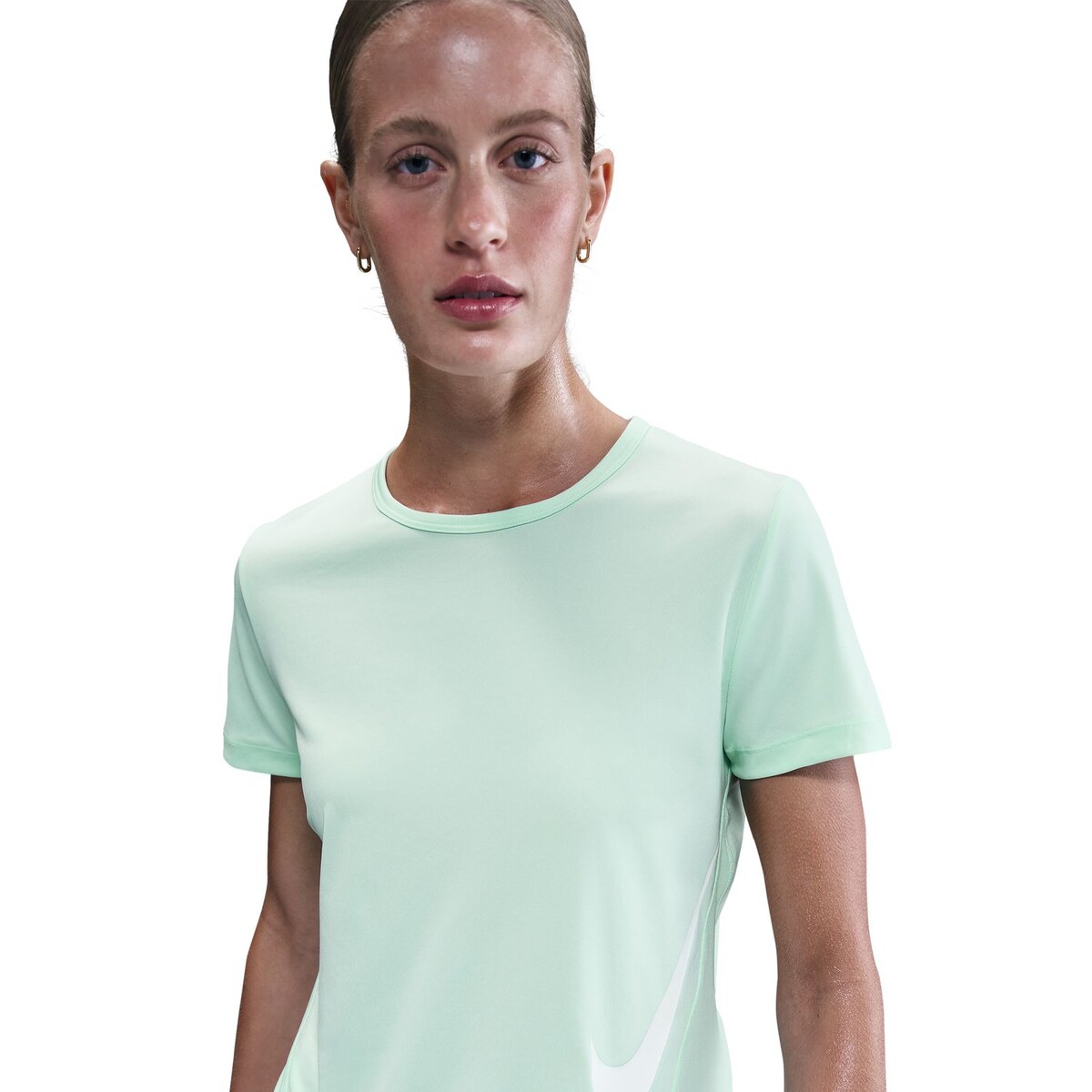 T-shirt de Mulher Tempo Swoosh Verde-3