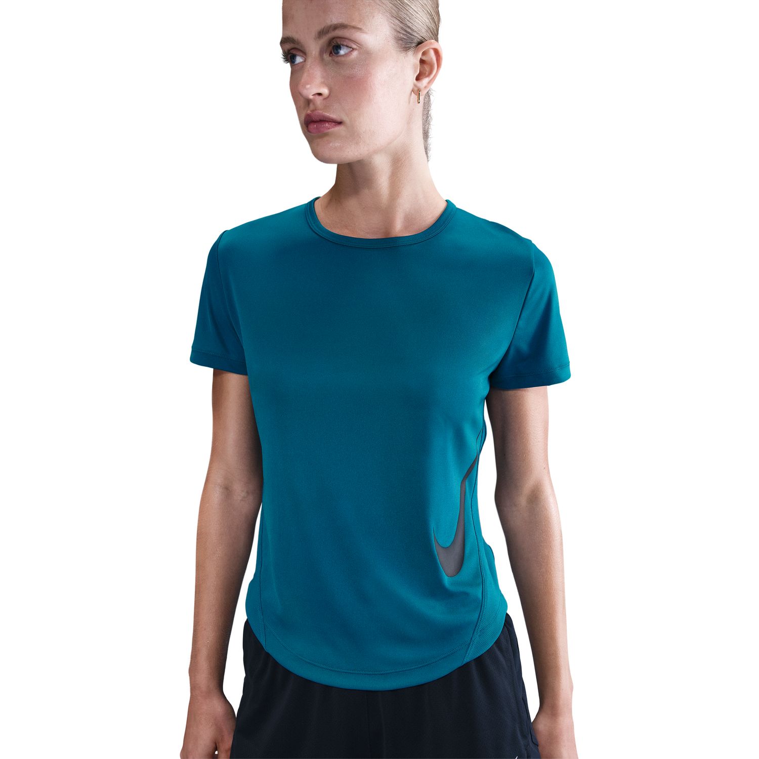 T-shirt de Mulher Tempo Swoosh Verde-3