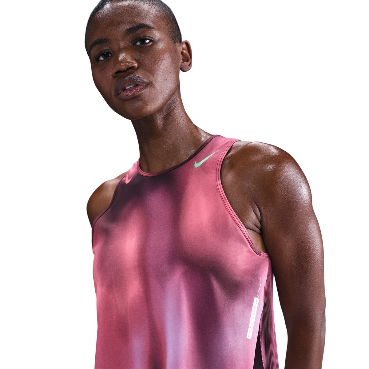 T-shirt de Mulher AeroSwift Fúcsia-3