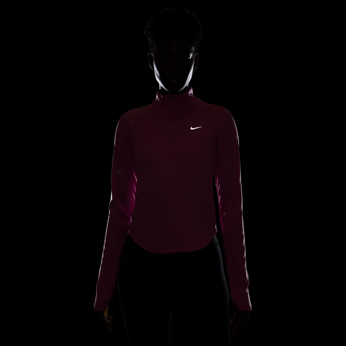 T-shirt de Mulher Tempo Swoosh Run Rosa-6