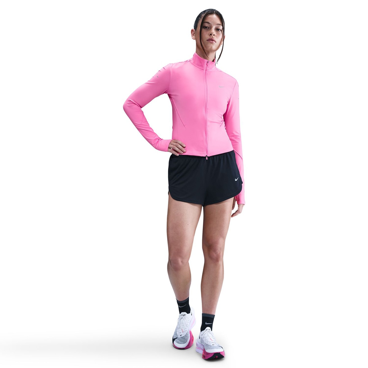 Camiseta de mujer Swift Nike - Rosa Rosa-3