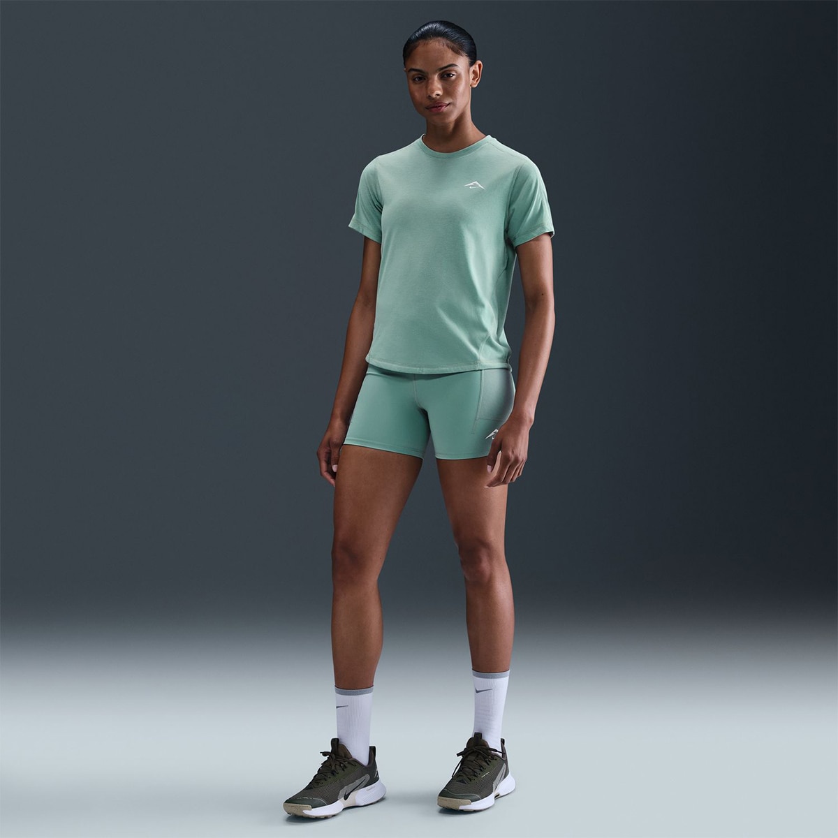 T-shirt de Mulher Trail Azul-6