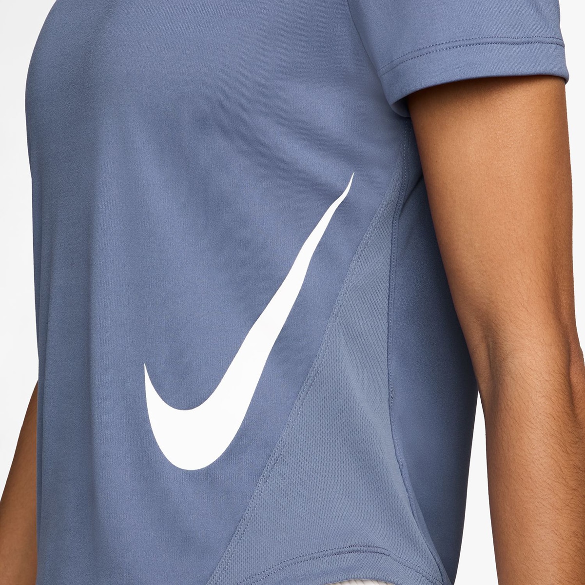 T-shirt de Mulher Tempo Swoosh Run Azul-3