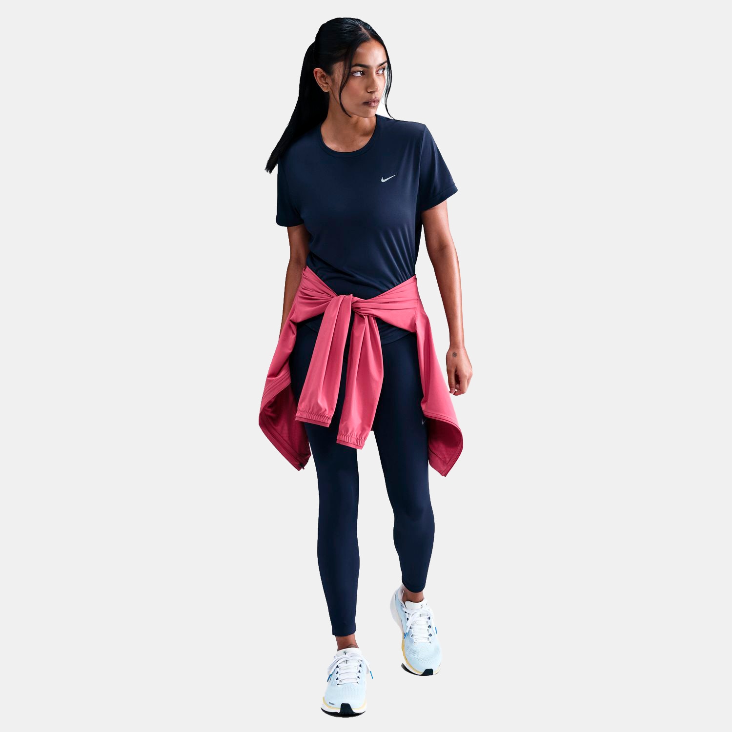 T-shirt de Mulher Tempo Azul-marinho-1