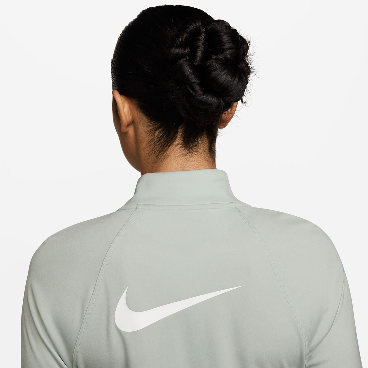 T-shirt de Mulher Tempo Swoosh Cinzento-3