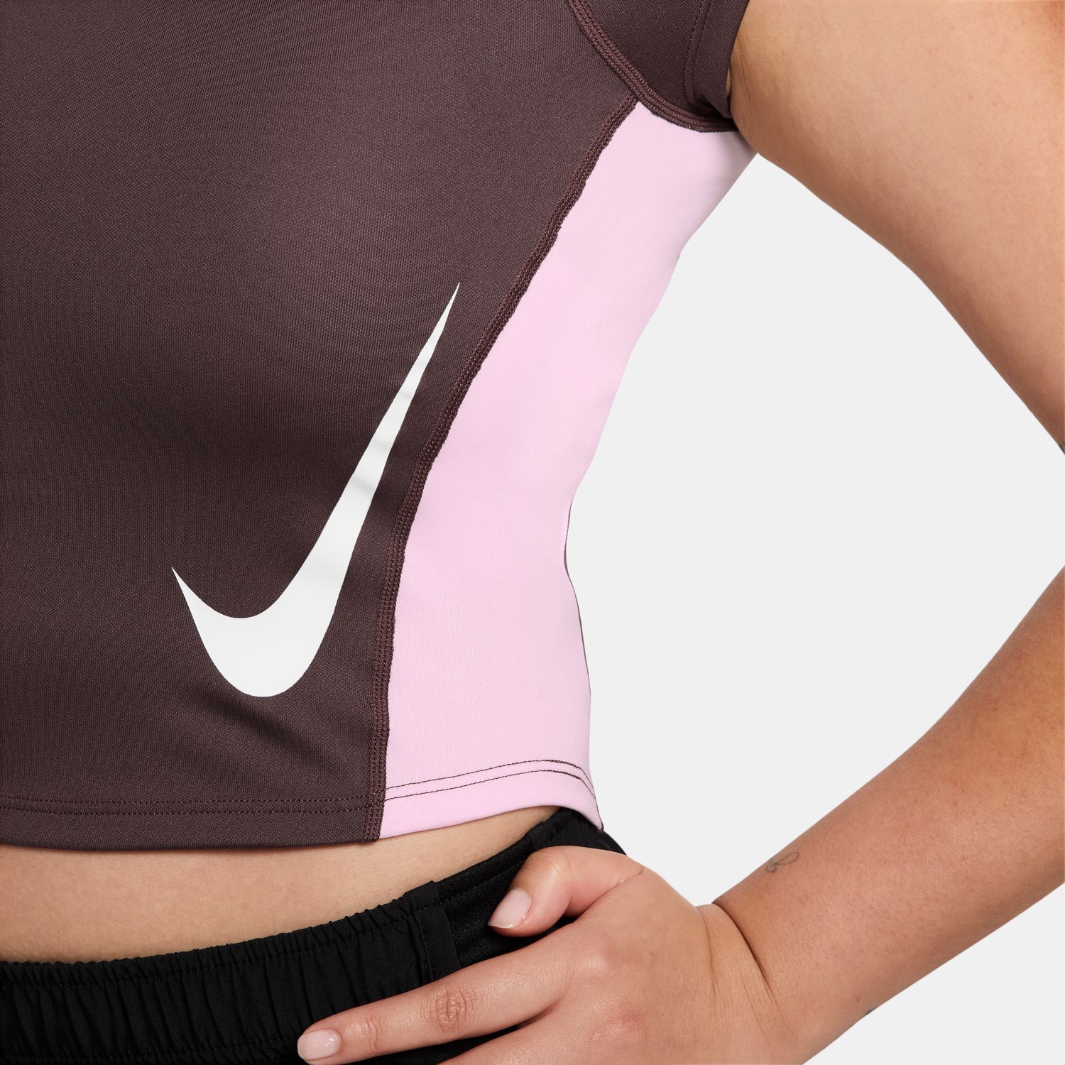 T-shirt Swoosh Run Roxo-3