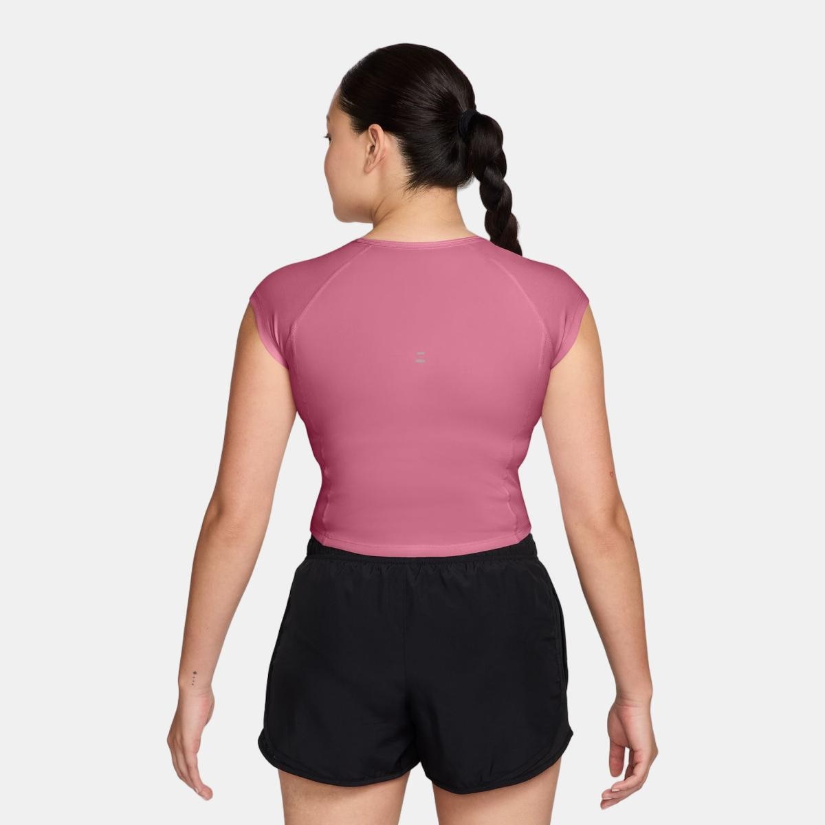 T-shirt de Mulher Tempo Swoosh Run DF Rosa-2