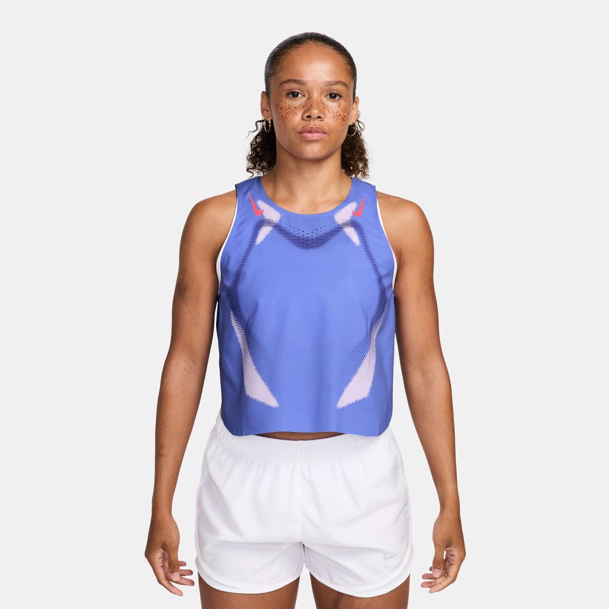 T-shirt de Mulher AeroSwift DF Crop Tank Roxo-1
