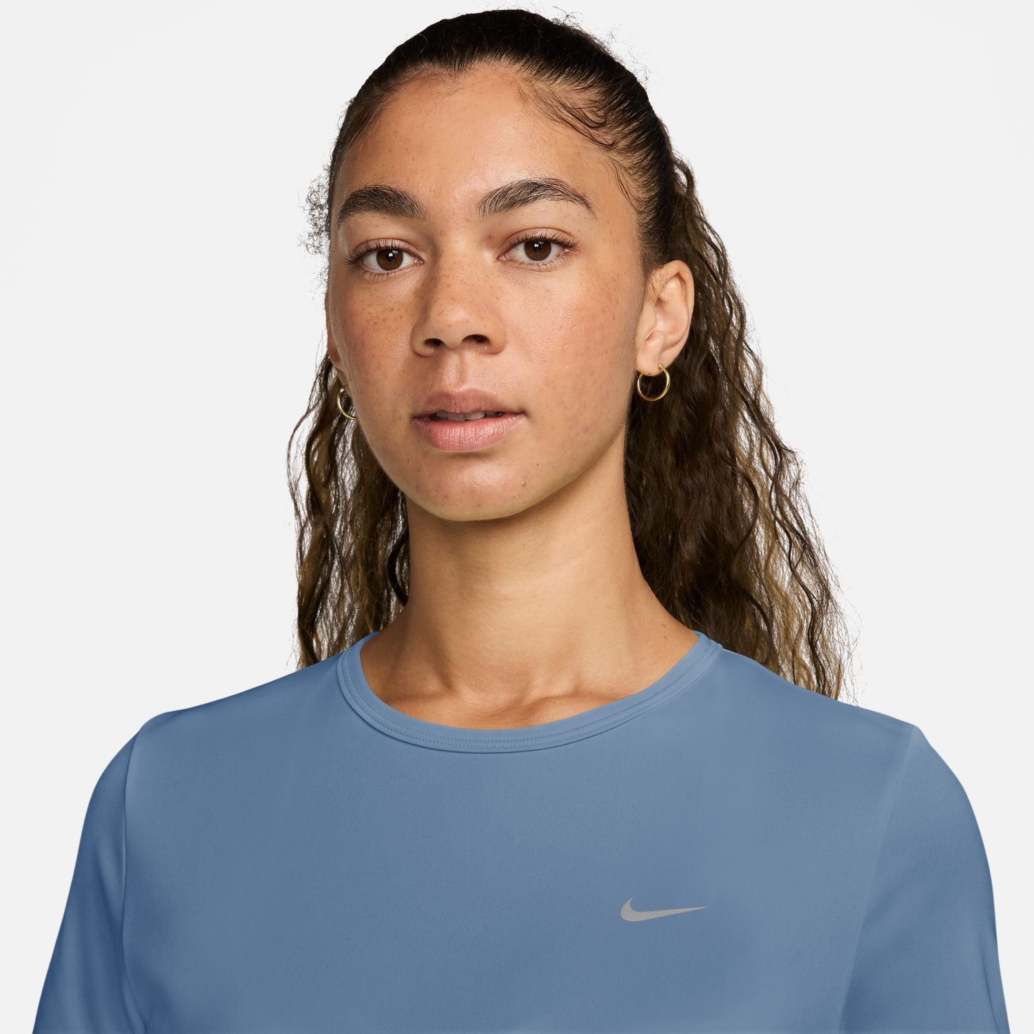 Imagen 3 de Camiseta de mujer W Nk Tempo DF SS Top Nike - Azul Azul