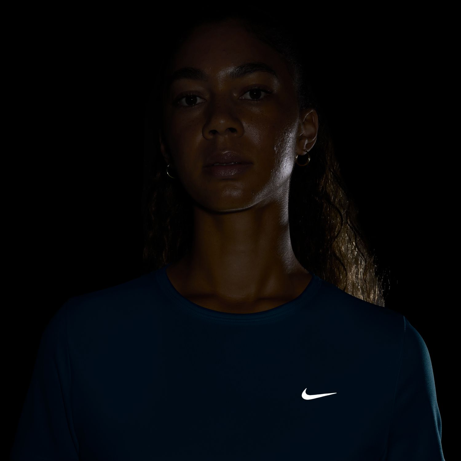 Imagen 4 de Camiseta de mujer W Nk Tempo DF SS Top Nike - Azul Azul