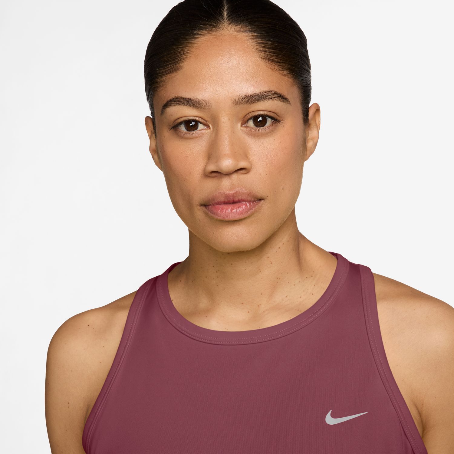 T-shirt de Mulher W NK TEMPO DF TANK Vermelho-3