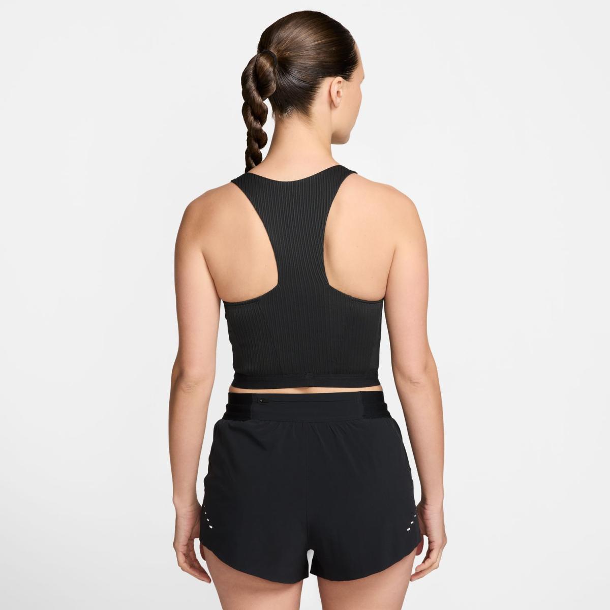 Imagen 2 de Camiseta de mujer AeroSwift Nike - Negro Negro