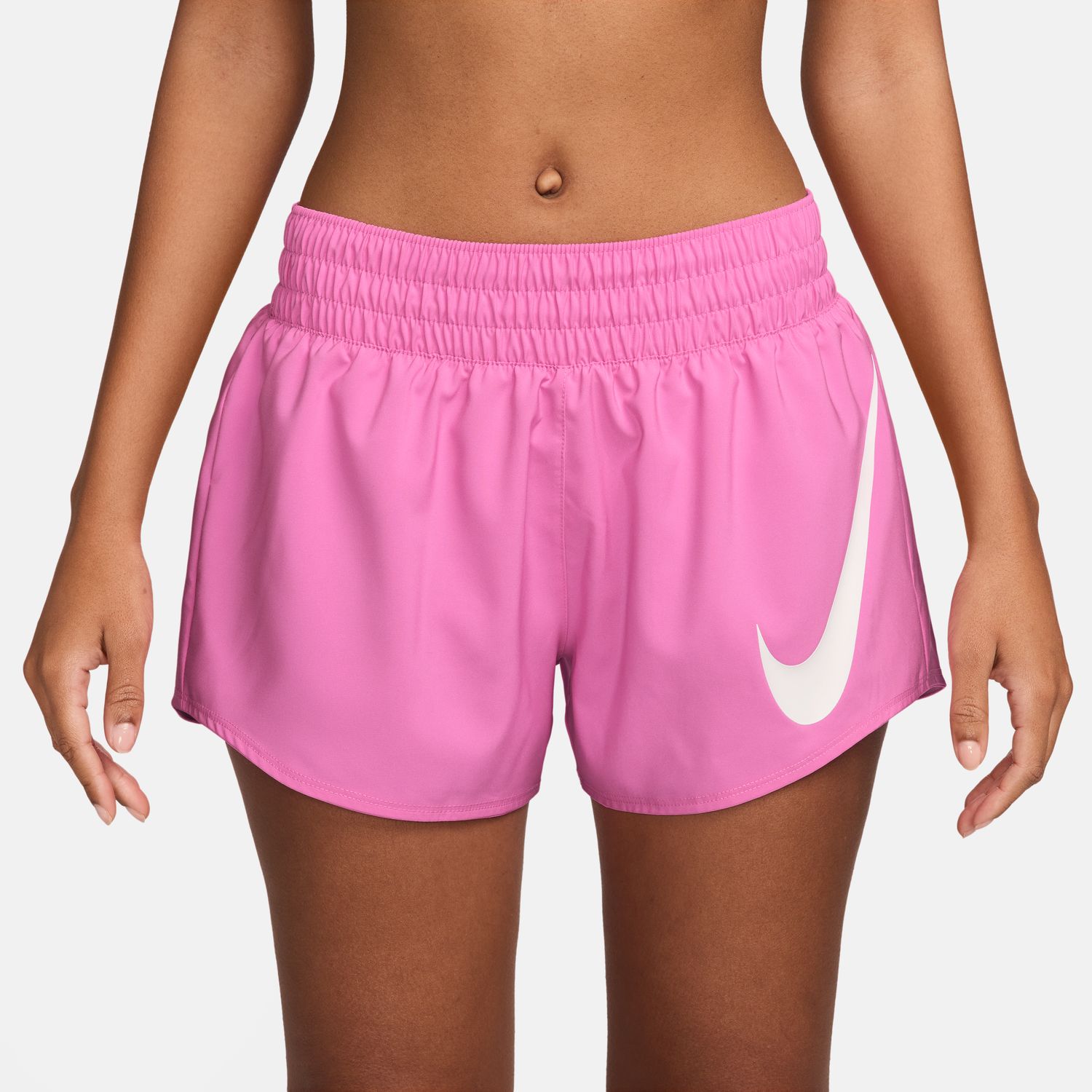 Calções de Mulher One Swoosh Rosa-1