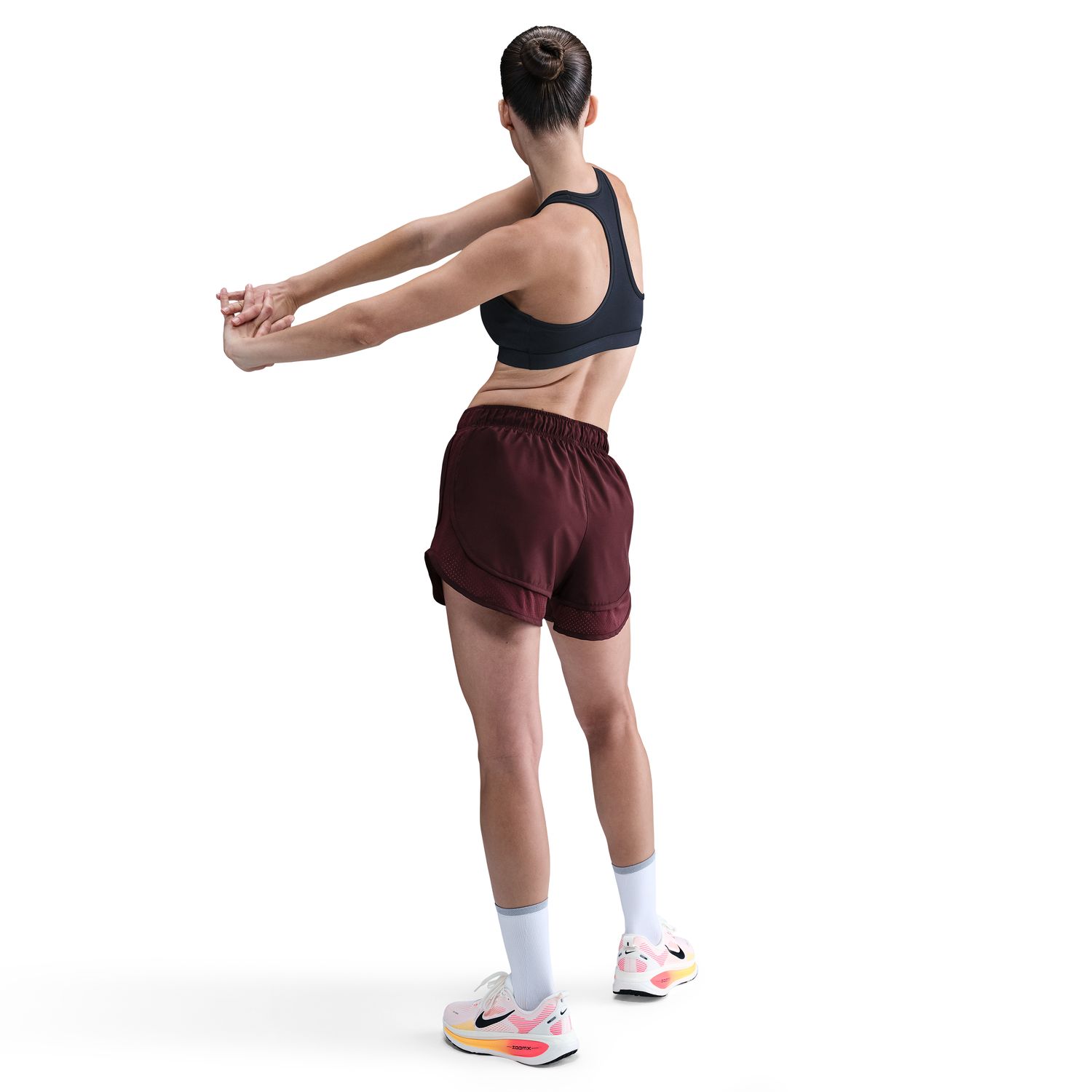 Calções de Mulher Tempo Bordeaux-2