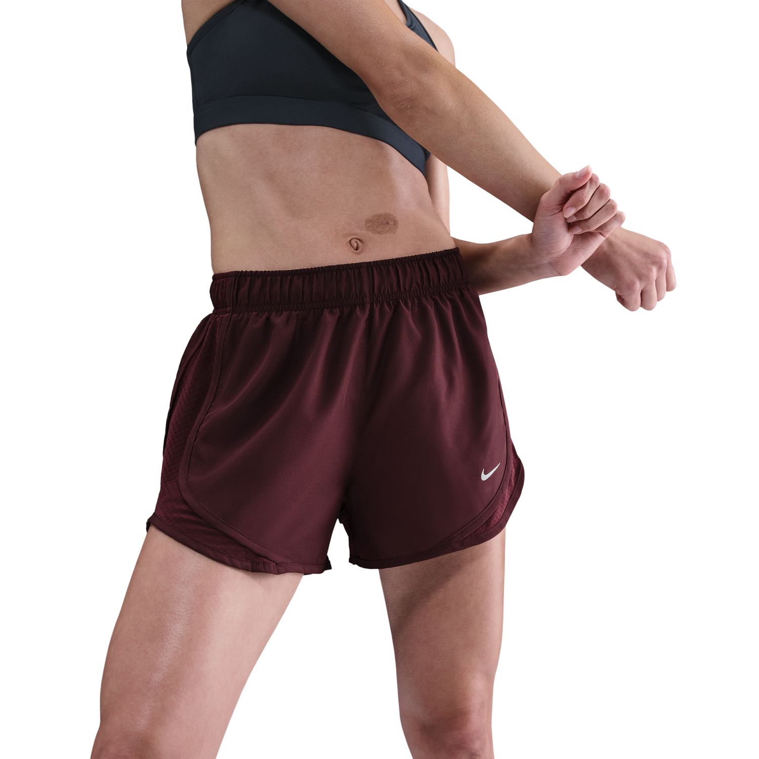 Calções de Mulher Tempo Bordeaux-3