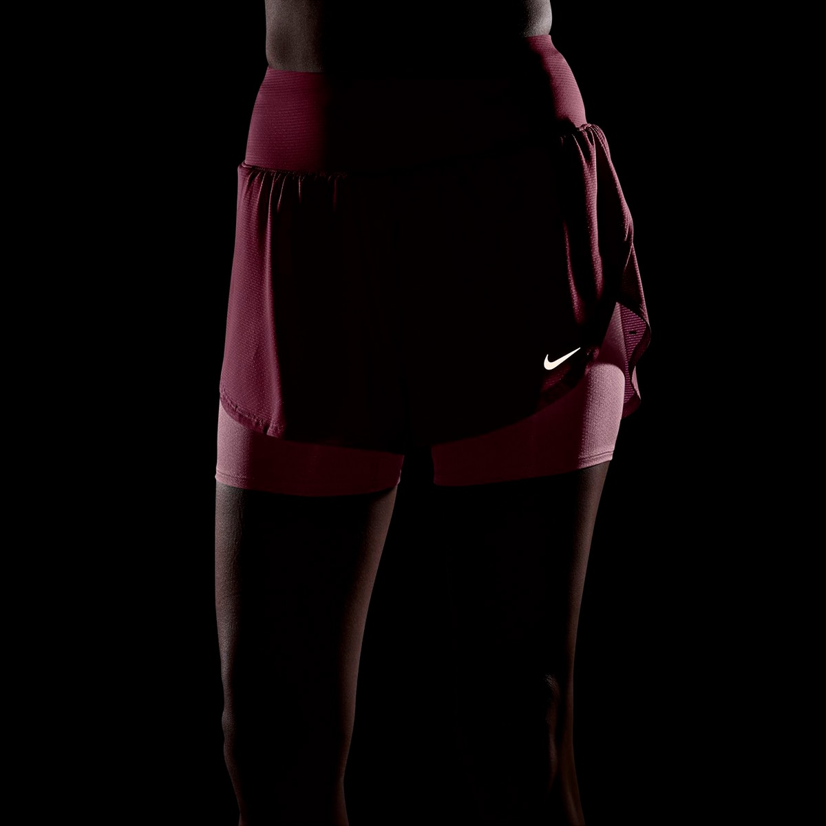 Calções de Mulher Tempo Flow Mesh DF 2in1 Short Rosa-5