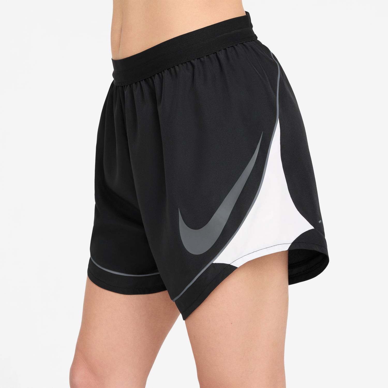 Calções de Mulher W Nk Swoosh DF Short Preto-3