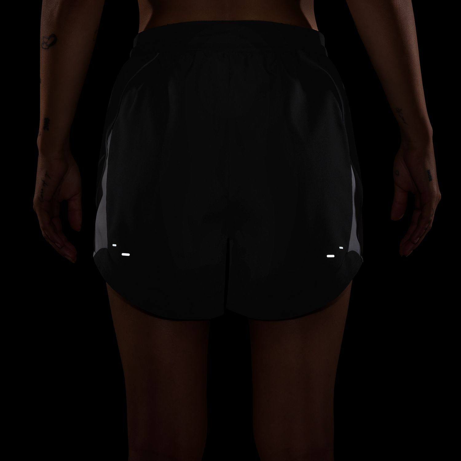 Calções de Mulher W Nk Swoosh DF Short Preto-5