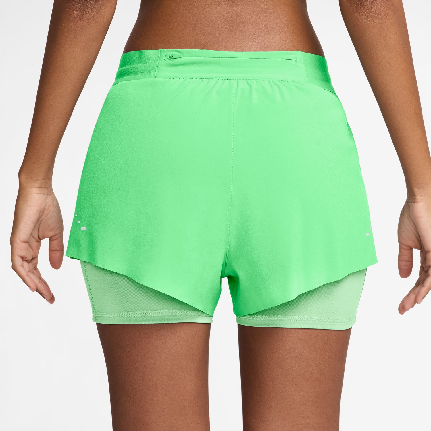 Calções de Mulher W NK SWIFT DF MR 2N1 SHRT Verde-2
