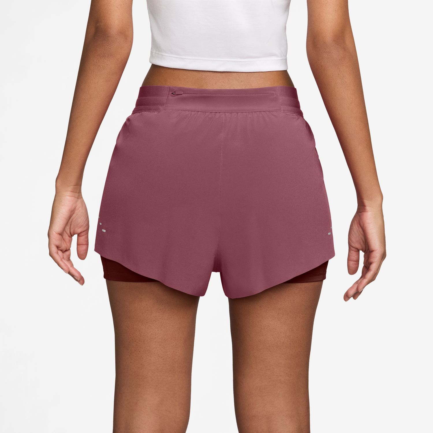 Calções de Mulher W NK SWIFT DF MR 2N1 SHRT Vermelho-2