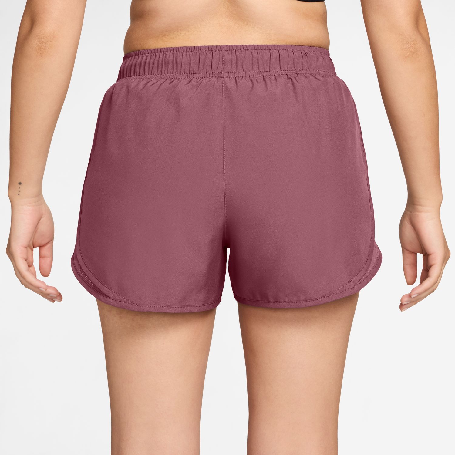 Calções de Mulher W NK Tempo DF MR 3" Short Vermelho-2