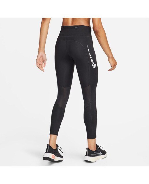 Leggings de Mulher Swoosh Fast Preto-2